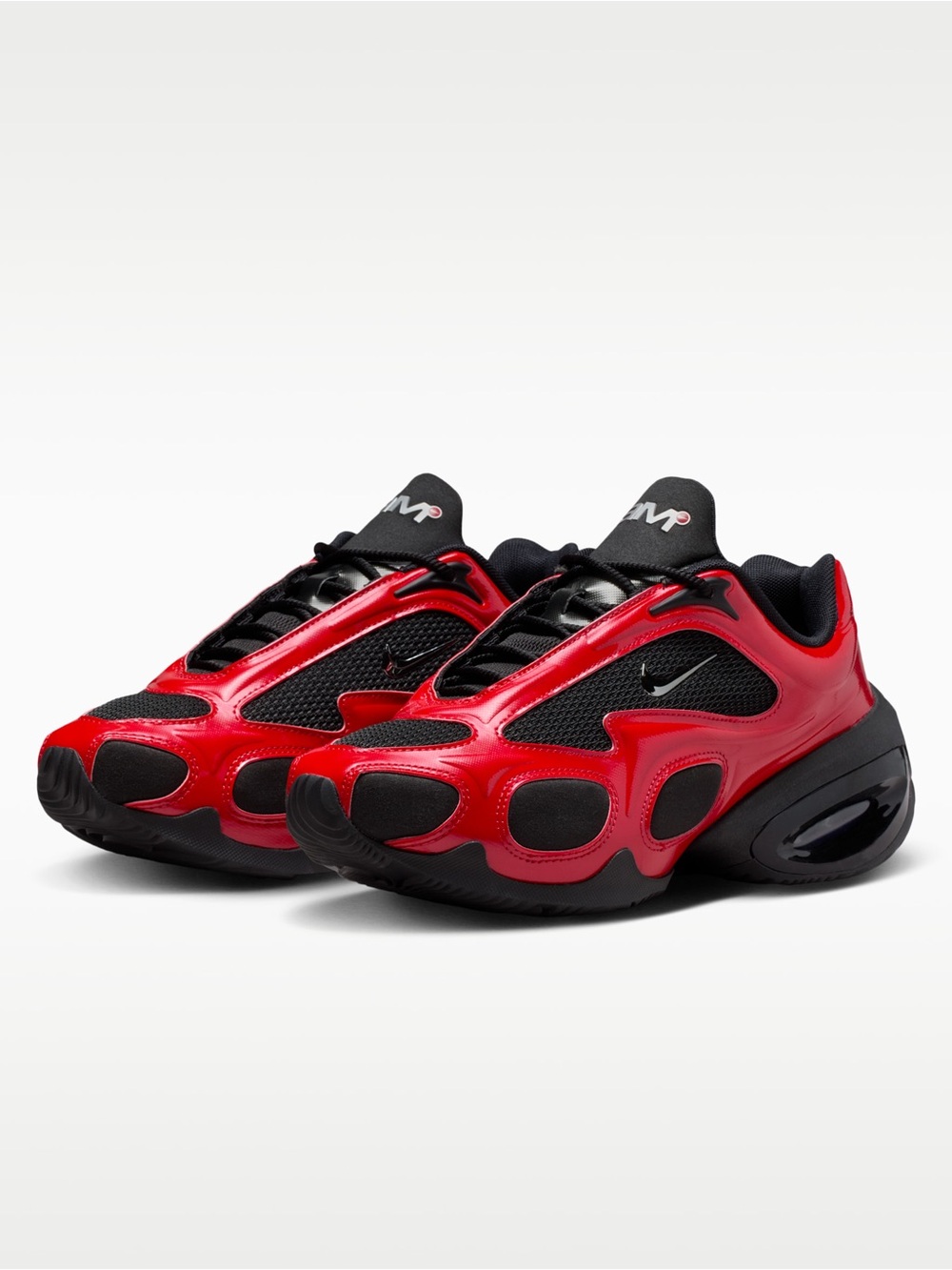 Nike Women's Air Max Muse Shoes in University Red/Black/Metallic